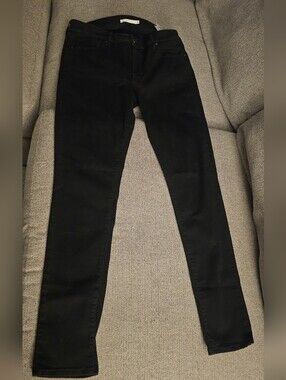 Levi's Black Women's Skinny Jeans 711 Sz 32